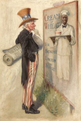 Well, You’re Helping Some, Cream of Wheat ad illustration by Galen J. Perrett
