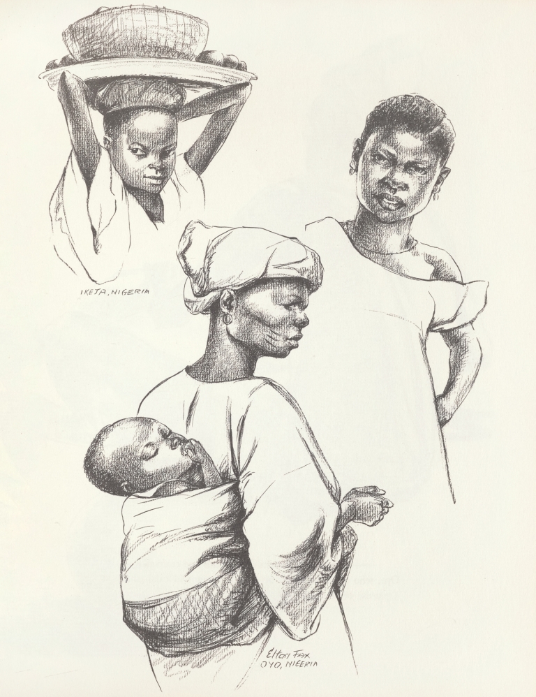 West Africa Vignettes Pl.23 by Elton Fax