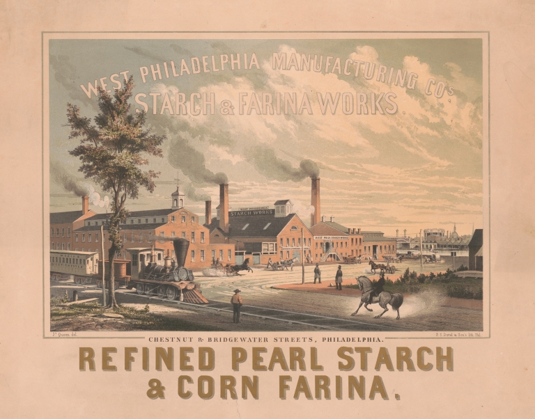 West Philadelphia Manufacturing Cos. starch & sarina works by James Fuller Queen