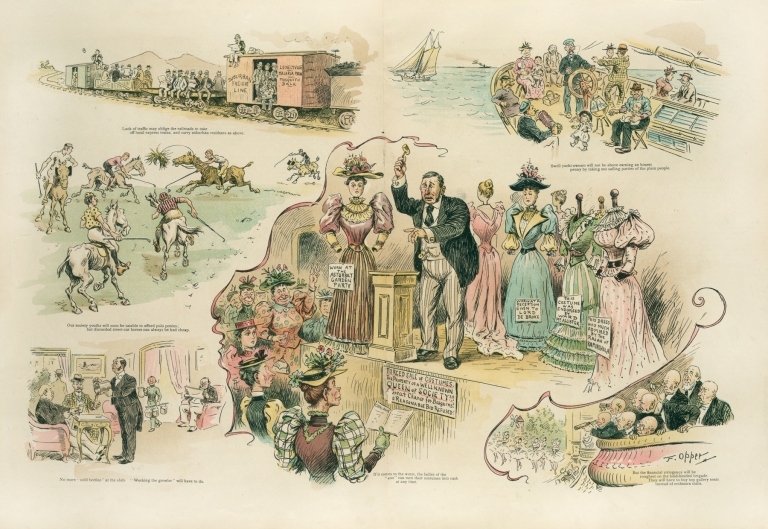We’ve all got to retrench! by Frederick Burr Opper