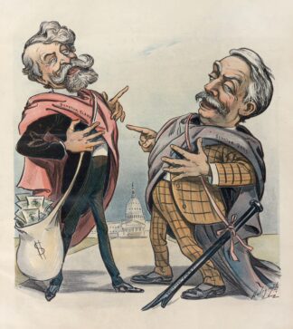What a fuss they made about us! by Louis Dalrymple