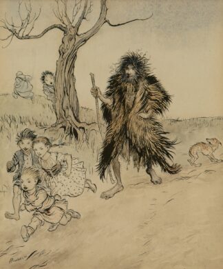 Whoever Saw Him Run Away by Arthur Rackham