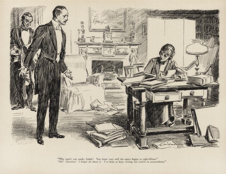 ‘Why aren’t you ready. Isabel’ by Charles Dana Gibson
