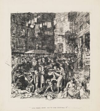 Why Don’t They Go to the Country for Vacation by George Wesley Bellows