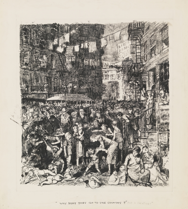 Why Don’t They Go to the Country for Vacation by George Wesley Bellows