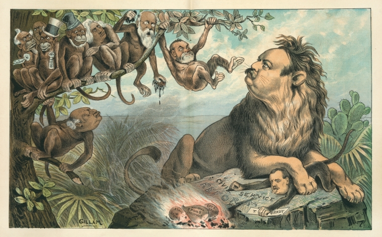 Why they dislike him — he will not prove himself a cat’s-paw in the enterprise by Bernhard Gillam