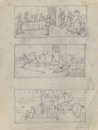 ‘Wiggle Much’ Sketches by Herbert Crowley