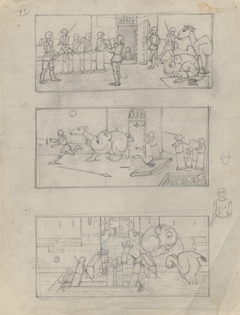 ‘Wiggle Much’ Sketches by Herbert Crowley