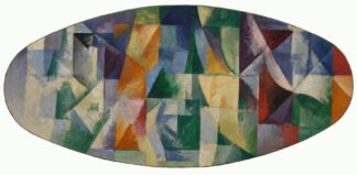 Windows Open Simultaneously 1st Part, 3rd Motif. by Robert Delaunay