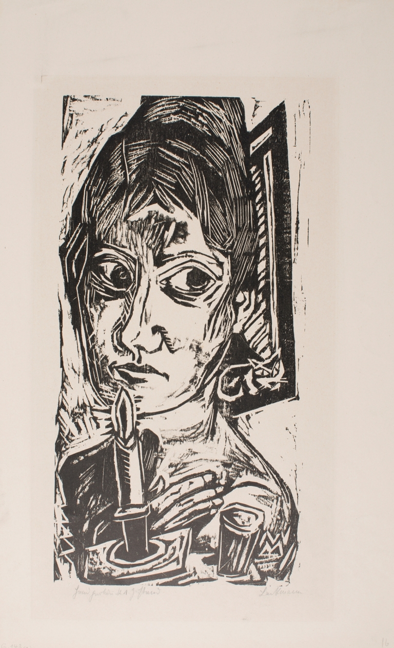 Woman with Candle by Max Beckmann