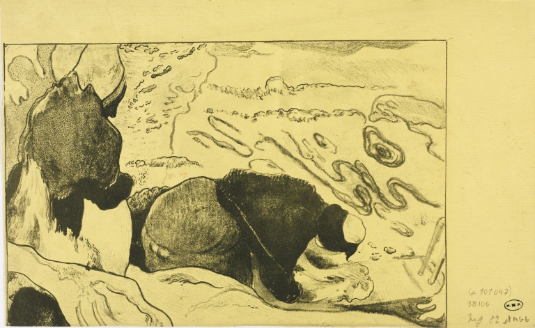 Women Washing Clothes by Paul Gauguin