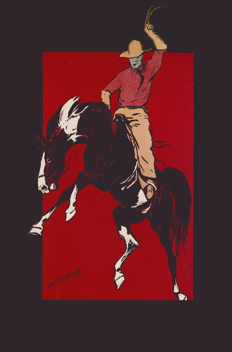 World’s championship rough riding contest by George Ford Morris