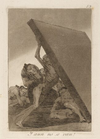Y aun no se van! by Francisco de Goya
