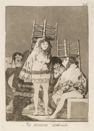 Ya tienen asiento. by Francisco de Goya