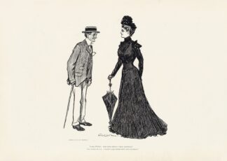 Young widow; How long should i wear mourning by Charles Dana Gibson
