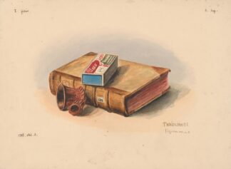 Zátišie s knihou by Ján Thain