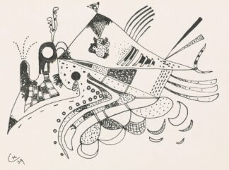 Zeichnung zur ‘Voisinage’ by Wassily Kandinsky
