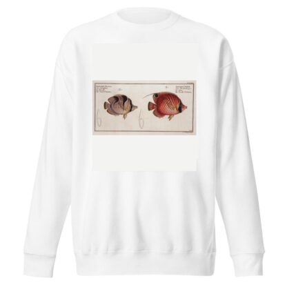 1. Chaetodon Setifer, The Bristle-Chetodon; 2. Chaetodon Falcula, The Sickle-Chetodon. by Marcus Elieser Bloch Sweatshirt