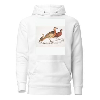1. Ferrugineous Cryptonyx, Cryptonyx ferrugineus; 2. Long Billed Francolin, Francolinus longinostris by John Edward Gray Hoodie