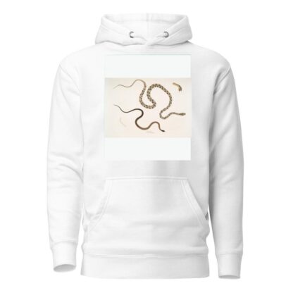 1. Gocool Dipsas. Dipsus [Dipsas] Gocool; 2. Black Headed Lycodon, Lycodon melanocephalus. by John Edward Gray Hoodie