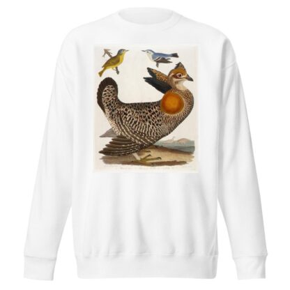 1. Pinnated Grous. 2. Blue-Green Warbler. 3. Nashville W., from the book by Alexander Lawson Sweatshirt