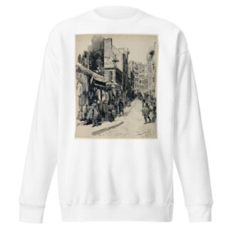 The Jewish Quarter, Boston by William Allen Rogers Sweatshirt