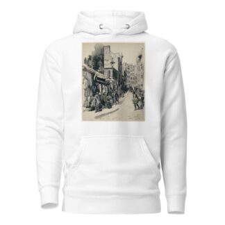 The Jewish Quarter, Boston by William Allen Rogers Hoodie