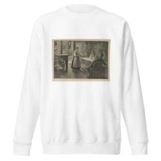 A Sicilian café in New York by William Allen Rogers Sweatshirt