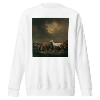 Fünf Ackerpferde by Johann Baptist Dallinger von Dalling Sweatshirt