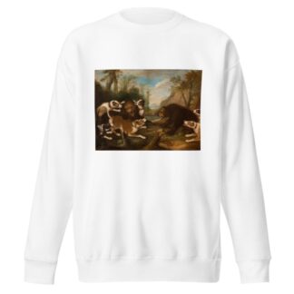 Dogs Fighting with Bears by Joseph Anton Harzath Sweatshirt