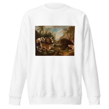 Dogs Fighting with Bears by Joseph Anton Harzath Sweatshirt