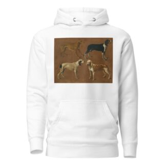 Study Of Four Pointers by Jacques-Laurent Agasse Hoodie