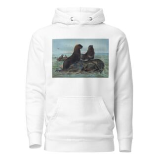 The Sea Bear by Joseph Wolf Hoodie