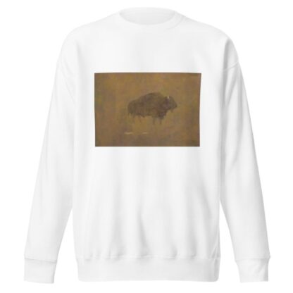 Buffalo in a Sandstorm by Albert Bierstadt Sweatshirt