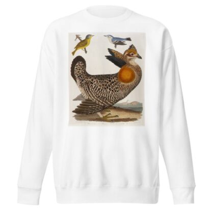 1. Pinnated Grous. 2. Blue-Green Warbler. 3. Nashville W., from the book by Alexander Lawson Sweatshirt