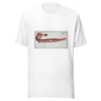 Fistularia chinensis, The Trumpet. by Marcus Elieser Bloch T-Shirt