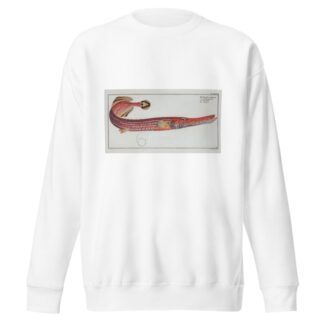 Fistularia chinensis, The Trumpet. by Marcus Elieser Bloch Sweatshirt