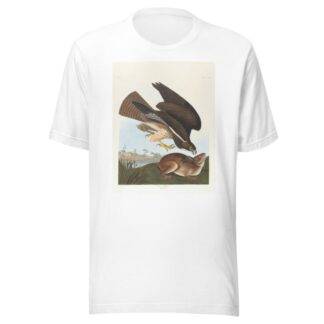 Common buzzard by John James Audubon T-Shirt