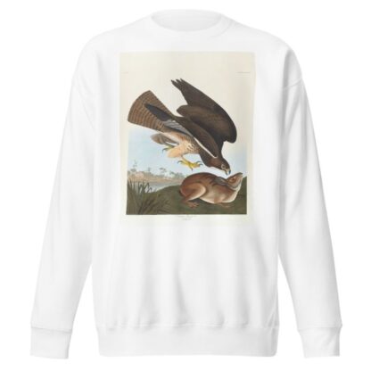 Common buzzard by John James Audubon Sweatshirt