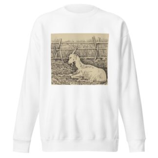 Ziege by Hans Thoma Sweatshirt