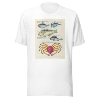 Poissons, ecrevisses et crabes, de diverses couleurs et figures extraordinaires.. Pl.066 by Louis Renard T-Shirt