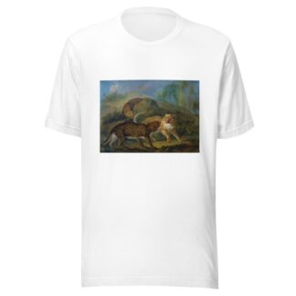 The Three Leopards by Jacques-Charles Oudry T-Shirt