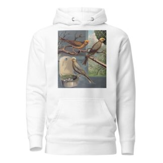 Lizard Canaries by W. A . Blakston Hoodie