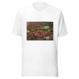 Bumpkins and pumpkins in the field by Maria Klass-Kazanowska T-Shirt