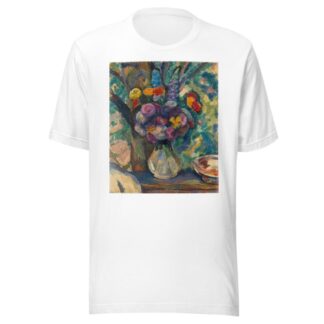 Blumenstilleben mit Zinnien by Edmund Conrad Ferdinand von Freyhold T-Shirt