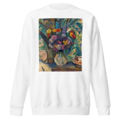 Blumenstilleben mit Zinnien by Edmund Conrad Ferdinand von Freyhold Sweatshirt