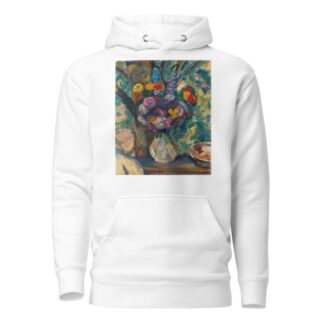 Blumenstilleben mit Zinnien by Edmund Conrad Ferdinand von Freyhold Hoodie
