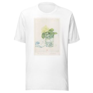 Letter next to a vase with a rose by Henri-Charles Guérard T-Shirt
