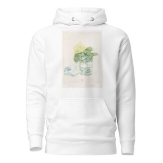 Letter next to a vase with a rose by Henri-Charles Guérard Hoodie