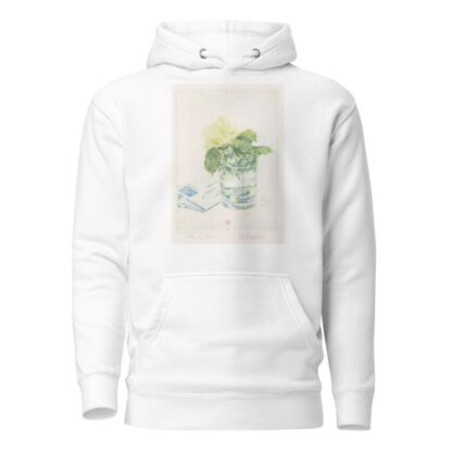Letter next to a vase with a rose by Henri-Charles Guérard Hoodie